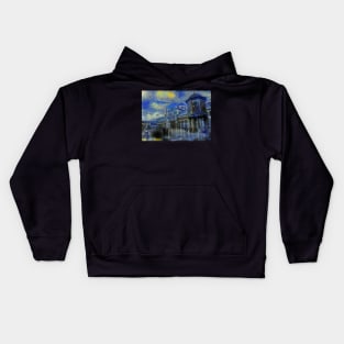 Al Umawi Mosque of Damascus - Starrynight Kids Hoodie